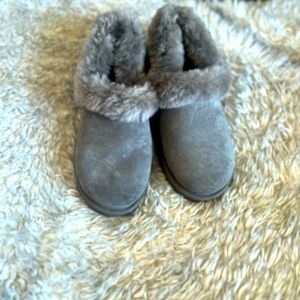 Ugg Booties , suede with fur